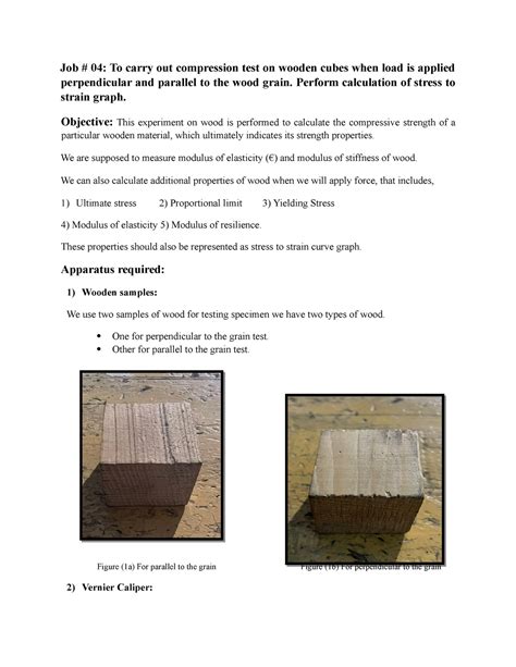 compression test on wooden cubes when the load is applied|4To carry out compression test on wooden cubes.